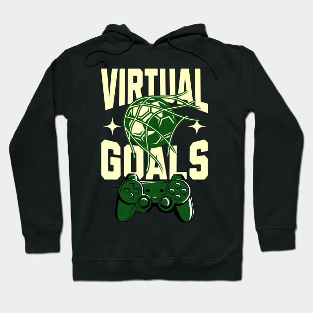 Soccer And Gaming Hoodie by Norse Magic